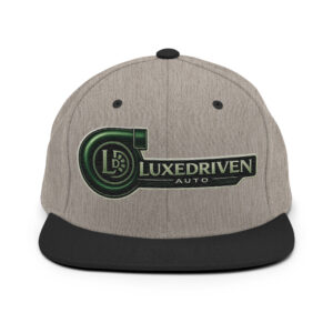 LuxeDriven Auto Snapback Hat